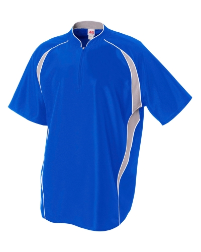 A4 N4241 Men's 1/4 Zip Batting Jacket