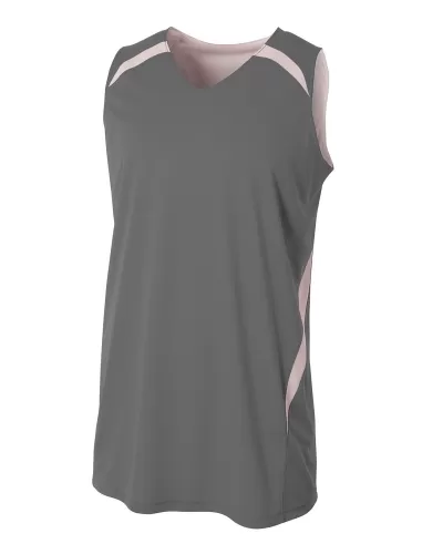 A4 NB2372 Youth Performance Double/Double Reversible Basketball Jersey