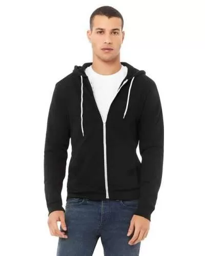 Bella + Canvas 3739 Unisex Fleece Full Zip Hoodie