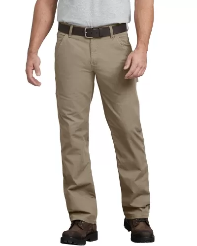 Dickies WP353 Men's FLEX Regular Fit Straight Leg Tough Max Ripstop Carpenter Pant