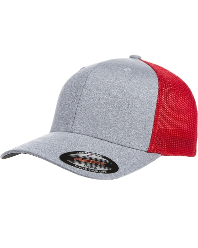 Flexfit Y6311 Adult Poly Mélange Stretch Mesh Cap