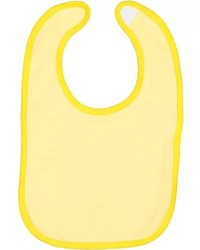 Rabbit Skins 1004 Infant Contrast Trim Premium Jersey Bib