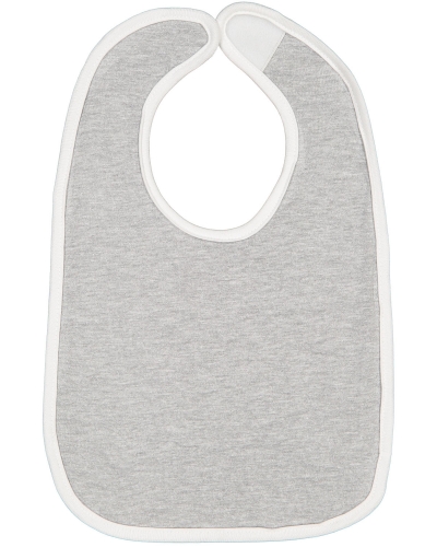 Rabbit Skins 1004 Infant Contrast Trim Premium Jersey Bib