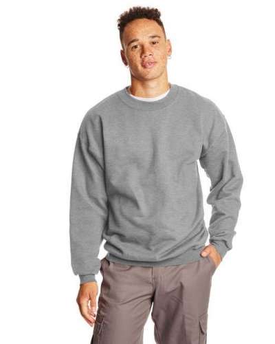 Hanes F260 Adult 9.7 oz. Ultimate Cotton 90/10 Fleece Crew