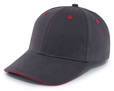 Pacific Headwear 121C Brushed Twill Cap With Sandwich Bill
