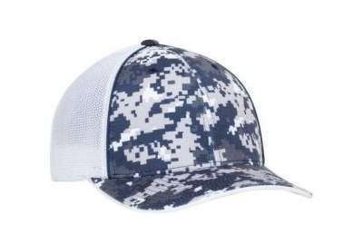 Pacific Headwear 408M Digi Camo Trucker Flexfit Cap