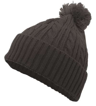 Pacific Headwear 643K Cable Knit Pom-Pom Beanie