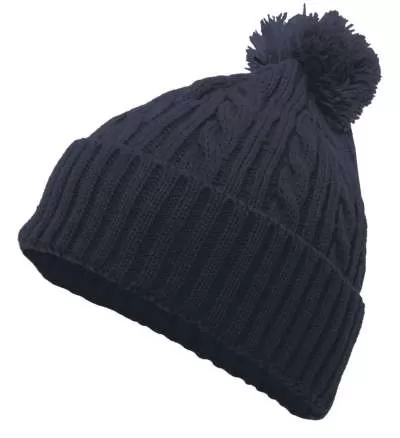 Pacific Headwear 643K Cable Knit Pom-Pom Beanie