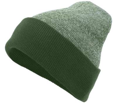 Pacific Headwear 651K Heather Two-Tone Cuff Beanie