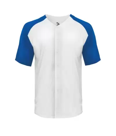 Badger Sport 495000 Tri-Blend Full Button Tee