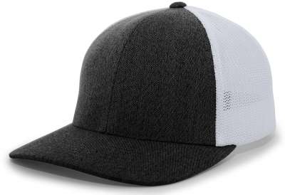 Pacific Headwear P405 Heather Trucker Flexfit Cap