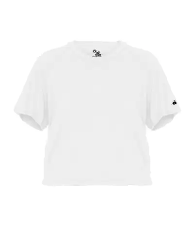 Badger Sport 496300 Ladies Tri-Blend Crop Tee