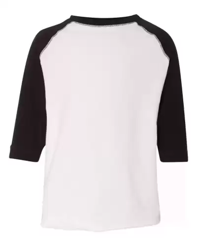 Rabbit Skins 3330 Toddler Baseball Fine Jersey Three-Quarter Sleeve Tee 2 Pack