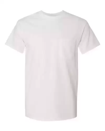 Gildan 5300 Unisex Heavy Cotton? Pocket T-Shirt 2 Pack