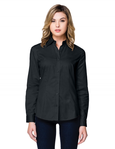 Tri Mountain Wl700Ls Lady Regal Long Sleeve Twill Woven Shirt