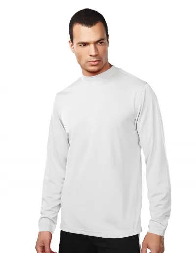 Tri Mountain 626 Heron Men'S Long Sleeve Knit Mock Neck Shirt