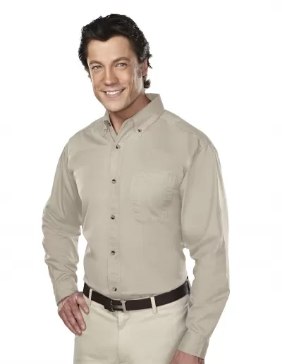 Tri Mountain 770 Professional Men'S Long Sleeve Twill Shirt
