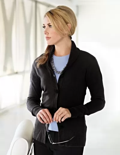 Tri Mountain Lb924 Ava Women'S Long Sleeve Sweater Cardigan