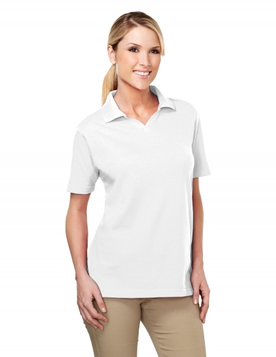 Tri Mountain 91 Newport Women'S Johnny Collar Easy Care Golf Shirt