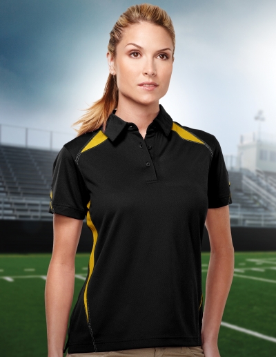 Tri Mountain Kl119 Lady Lightning 100% Polyester Polo