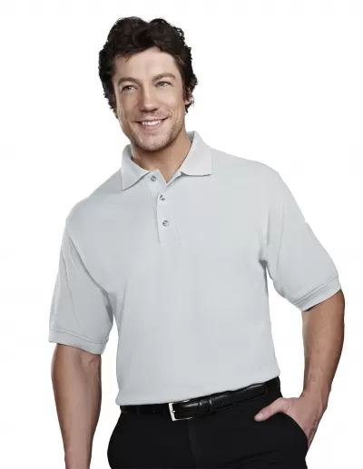 Tri Mountain 205 Tradesman Men'S Stain Resistant Pique Golf Shirt