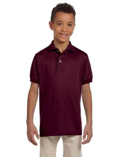 Jerzees 437Y Youth SpotShield Jersey Polo