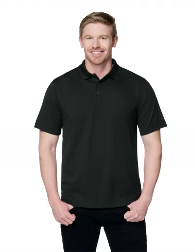Tri Mountain K020 Vital Men'S 100% Polyester Knit Short Sleeve Golf Shirt