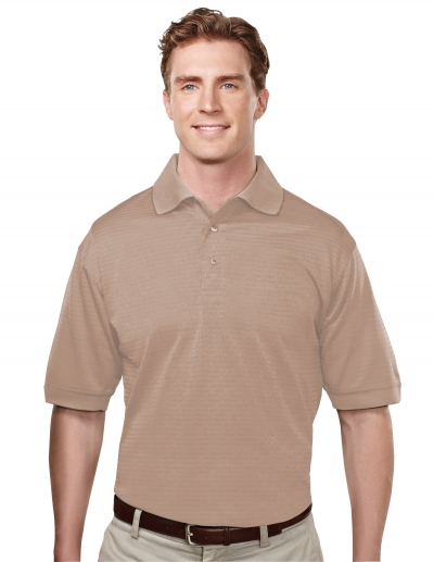 Tri Mountain 410 Odyssey Poly Ultracool Basket Knit Golf Shirt