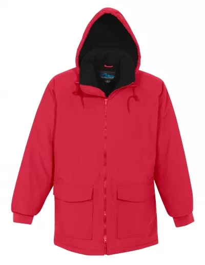 Tri Mountain 9900 Woodsman Nylon Hooded Parka With Fleece Lining