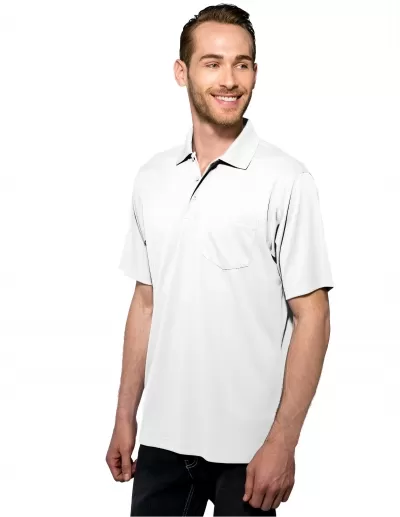 Tri Mountain K020P Vital Pocket Men'S 100% Polyester Knite Gold Shirt