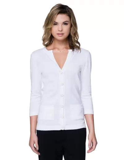 Tri Mountain Lb929 Isabella Women'S 3/4 Sleeve Sweater Cardigan