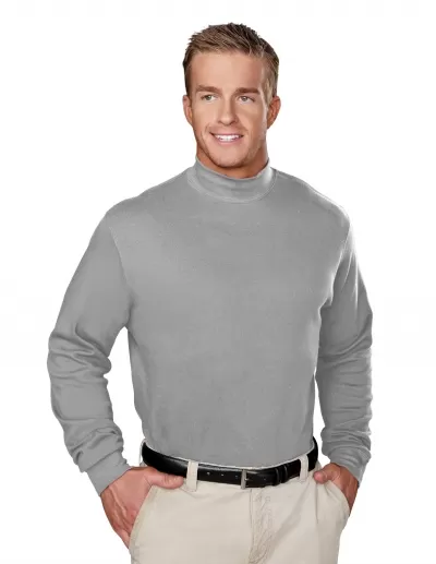 Tri Mountain 620 Graduate Cotton Interlock Mock Turtleneck