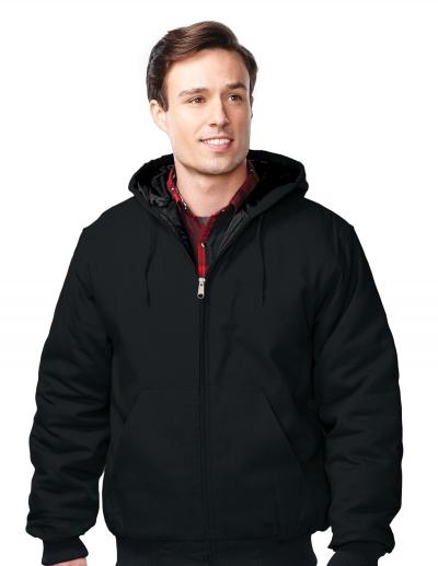 Tri Mountain J4550 Foreman Men'S Cotton Canvas Hooded Jacket