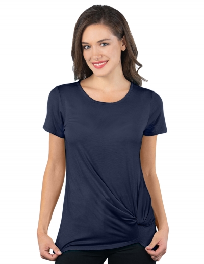 Tri Mountain Lb004 Aria Women'S Front Knot Top