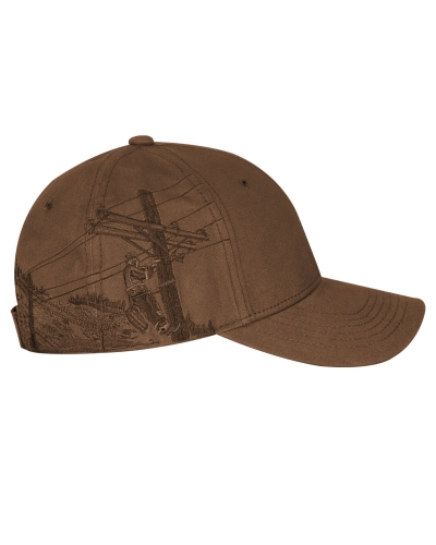 Dri Duck DI3345 100% Cotton Structured Mid-Profile Hat
