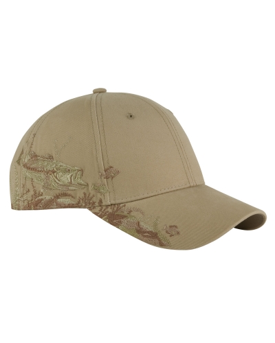 Dri Duck DI3303 Bass Structured Mid-Profile Hat