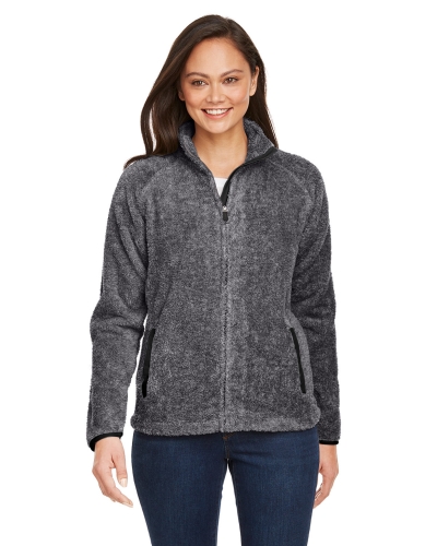 J America JA8463 Ladies Boundary Shag Full Zip