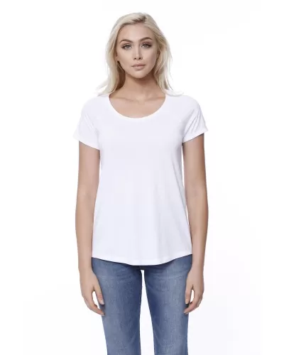 StarTee Drop Ship ST1474 Ladies' CVC Loose Short-Sleeve Raglan