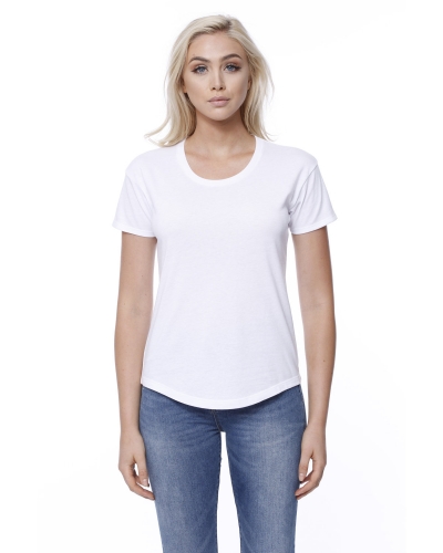 StarTee Drop Ship ST1420 Ladies' CVC Melrose High Low T-shirt