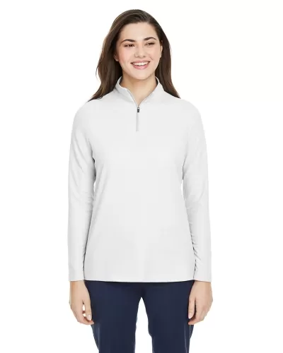 Ash City - Core 365 CE405W Ladies' Fusion ChromaSoft Pique Quarter-Zip