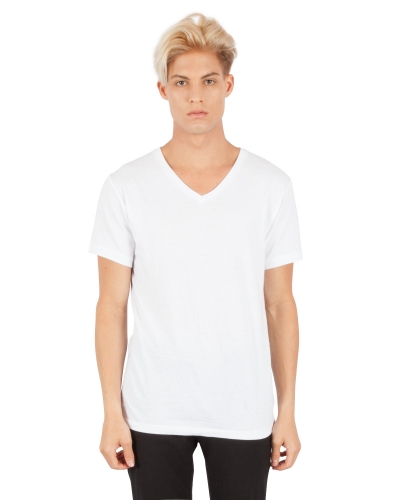 Simplex Apparel Drop Ship SI1320 Men's Combed Ring-Spun Cotton V-Neck T-Shirt