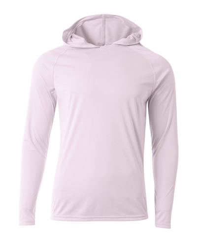 A4 N3409 Men's Cooling Performance Long-Sleeve Hooded T-shirt