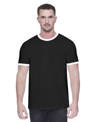 StarTee Drop Ship ST2431 Men's CVC Ringer T-Shirt