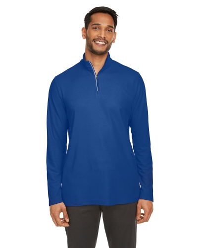 Ash City - Core 365 CE405 Men's Fusion ChromaSoft Pique Quarter-Zip