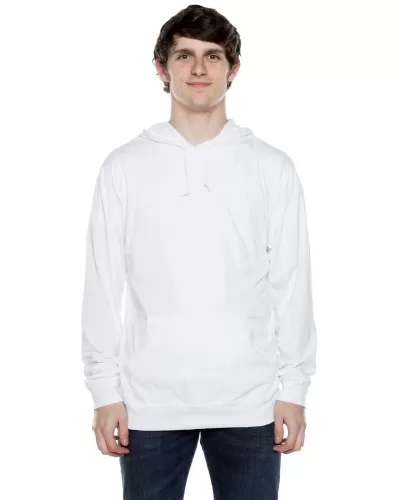 Beimar Drop Ship AHJ701 Unisex 4.5 oz. Long-Sleeve Jersey Hooded T-Shirt