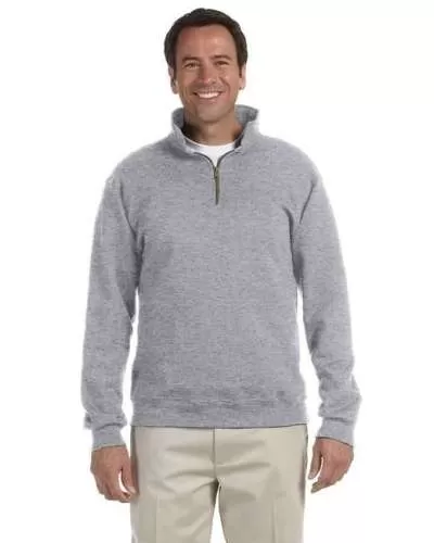 Jerzees 4528 Adult 9.5 oz. Super Sweats® NuBlend® Fleece Quarter-Zip Pullover