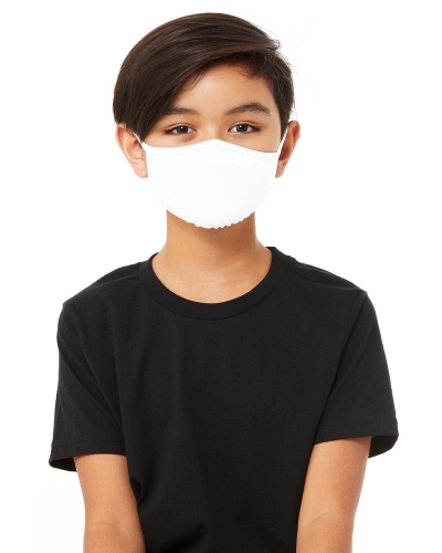 Bella + Canvas TT044Y Youth 2-Ply Reusable Face Mask