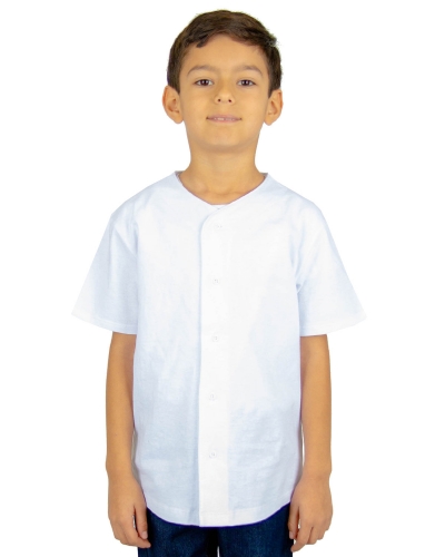 Shaka Wear Drop Ship SHBBJY Youth 7 oz., 100% US Cotton Baseball Jersey