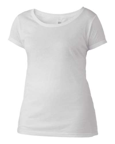 Tultex 243 Women's Poly-Rich Scoop Neck T-Shirt