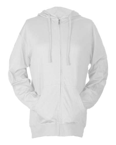 Tultex 260 Unisex Beach Full-Zip Hooded Long Sleeve T-Shirt